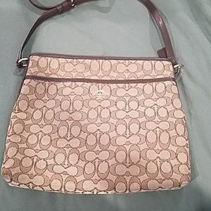 Large Coach crossbody bag